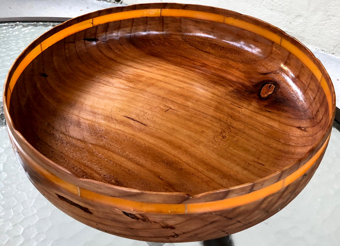 Bowl in Redwood