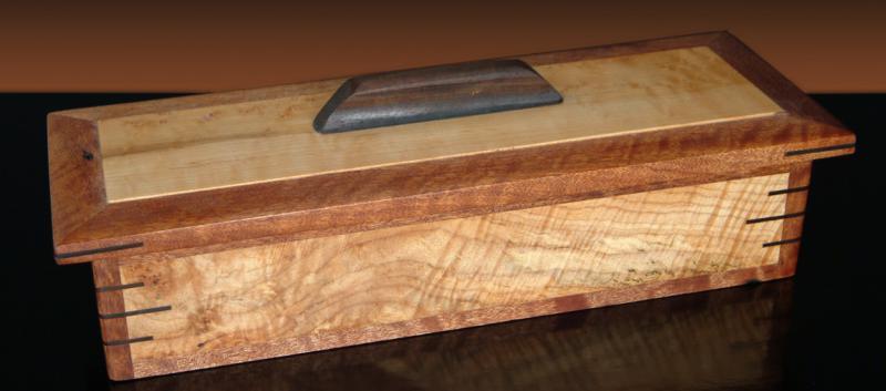 Figured Maple & Mahogany Box