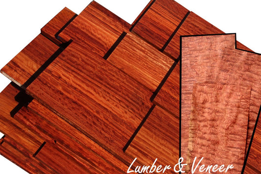 Double Deal: Figured Bubinga Lumber & Veneer