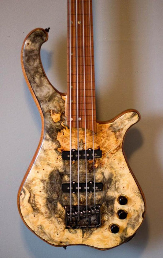 Buckeye Burl Bass Guitar