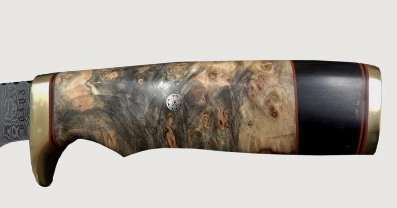 Buckeye Burl Knife