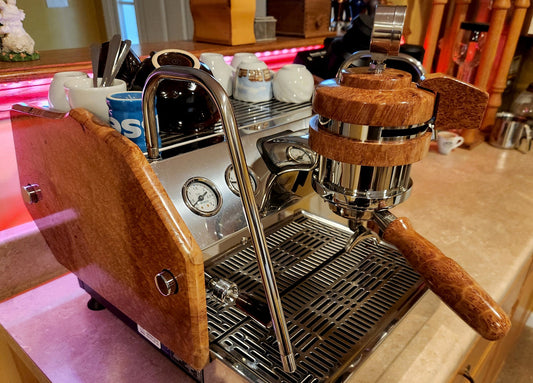 Cappuccino Maker in Red Coolibah