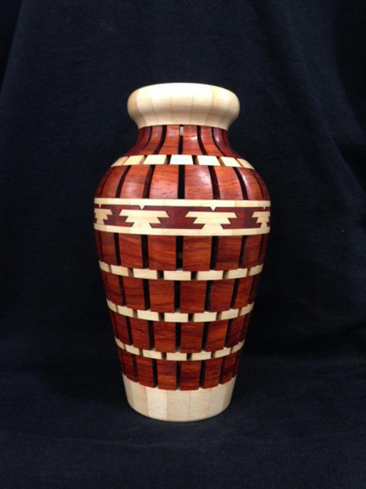 Hard Rock Maple and Padauk Vessel