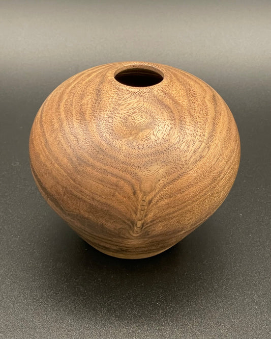 Claro Walnut Mini Hollow Vessel with 5x5x5 inch blank
