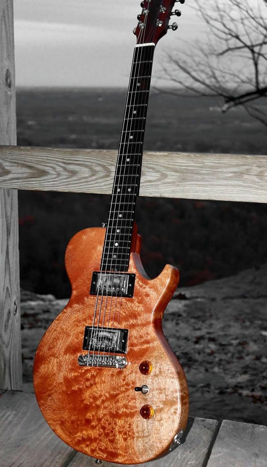 Custom Electric Guitar in Sapele