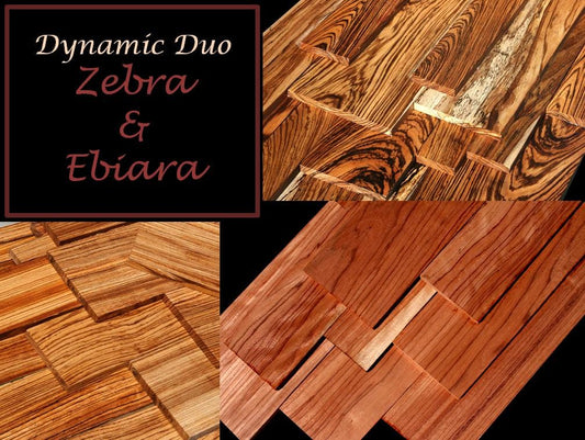 African Dynamic Duo: Red Ebiara & Striped Zebra