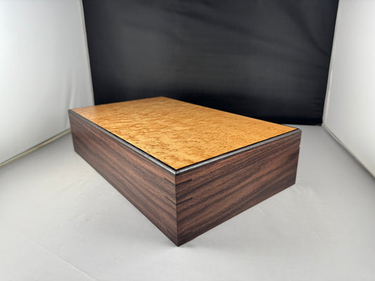 East Indian Rosewood and Birdseye Maple Watch Box