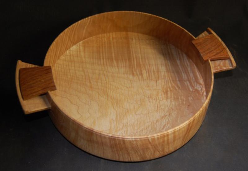 Figured Maple Bowl Platter