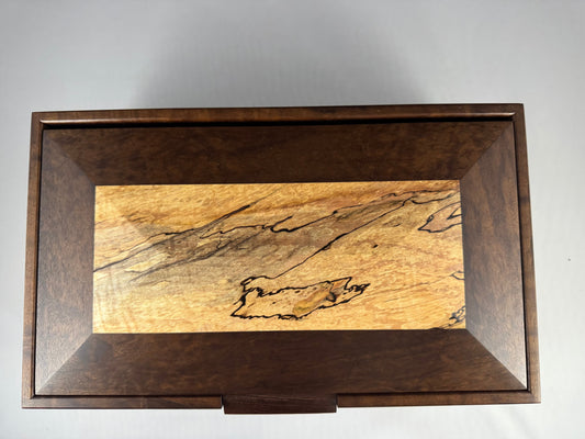 Jewelry Box in Imbuia and Spalted Maple