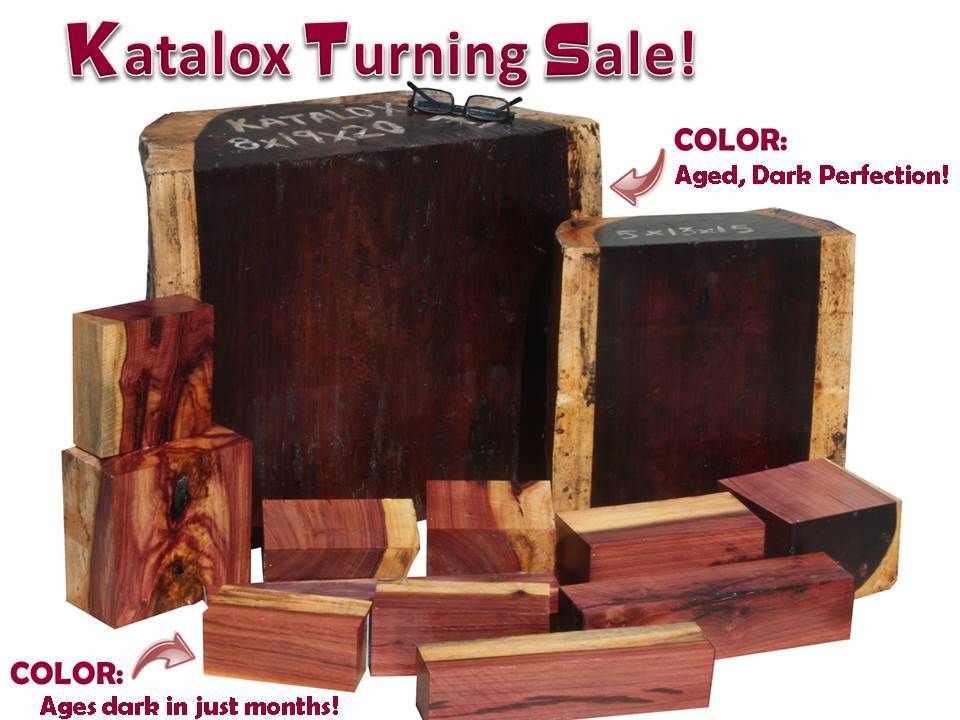 King Size Katalox - Mexican Royal Ebony Turning Sale!