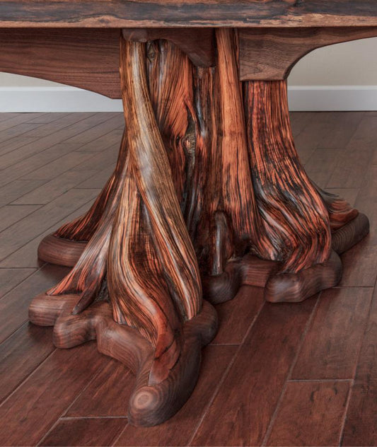 Claro Walnut & Juniper Dining Table