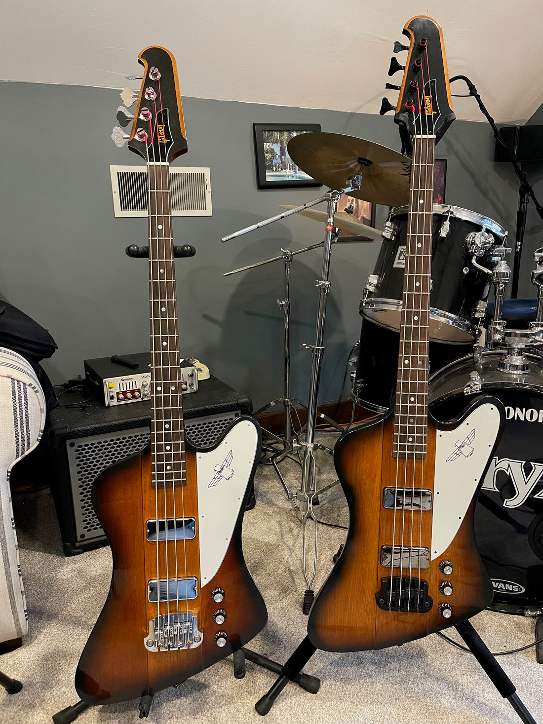 Mahogany Gibson Thunderbird Bass Reproductions