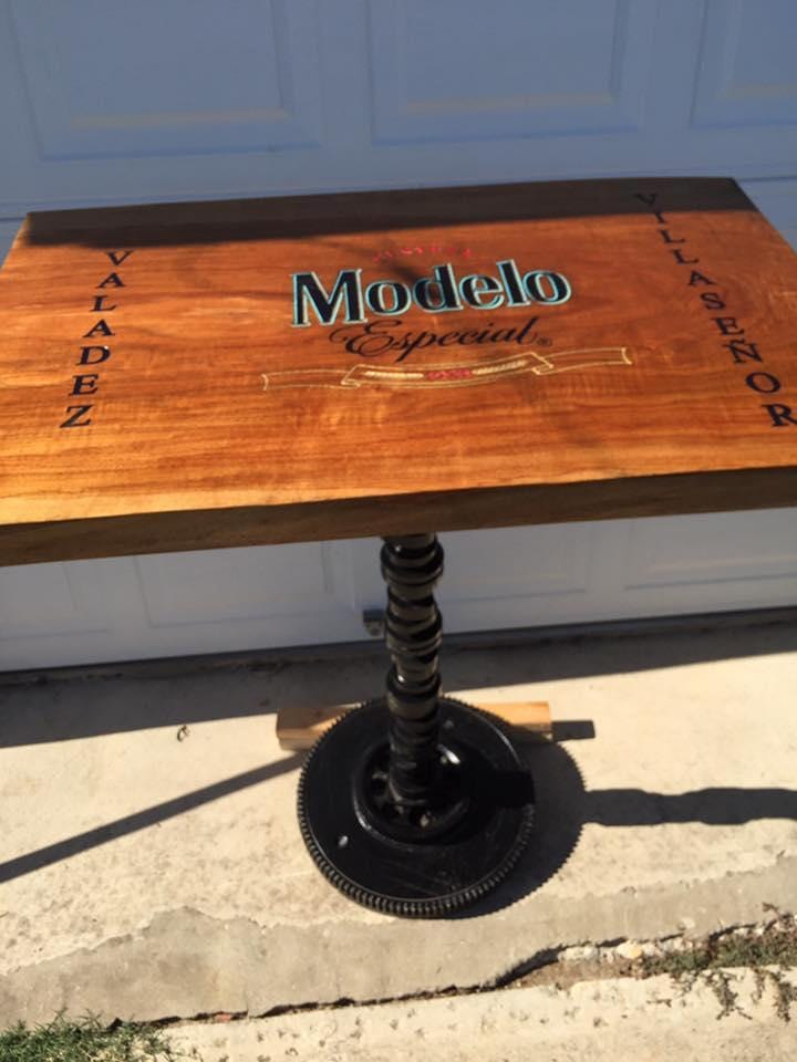 Pecan Cocktail Table