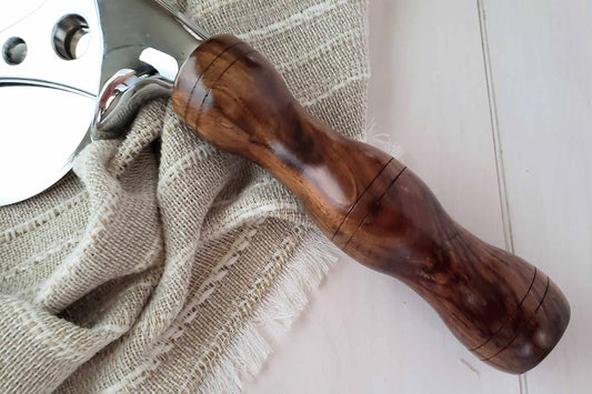 Pizza Cutter in Claro Walnut