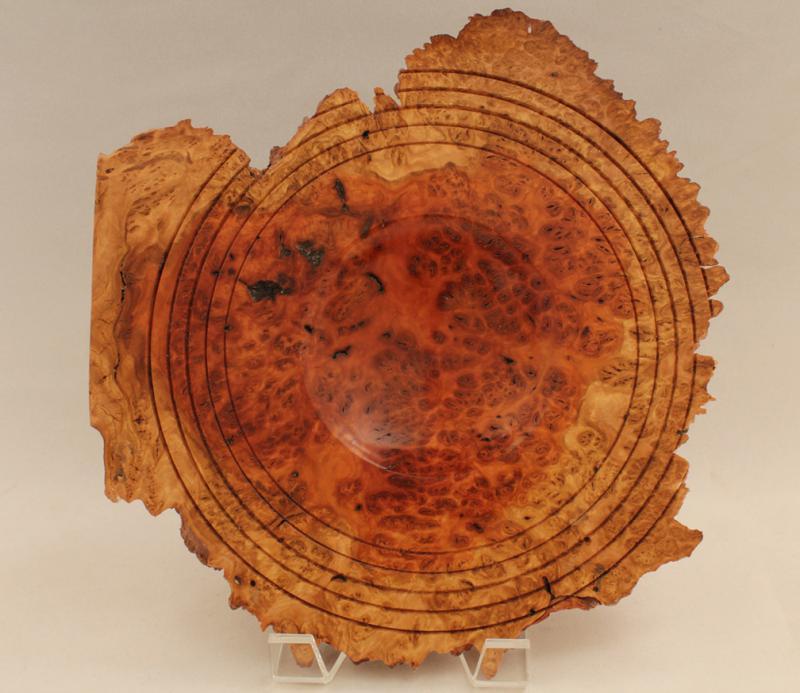 "Orbital Impressions" Australian Red Coolibah wood