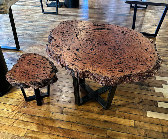 Red Mallee Burl Table