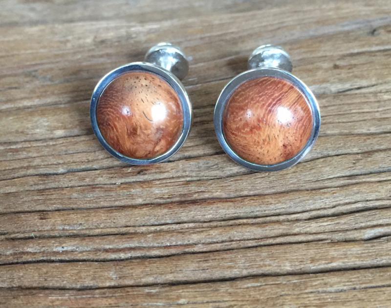 Red Mallee Sterling Silver Cuff Links