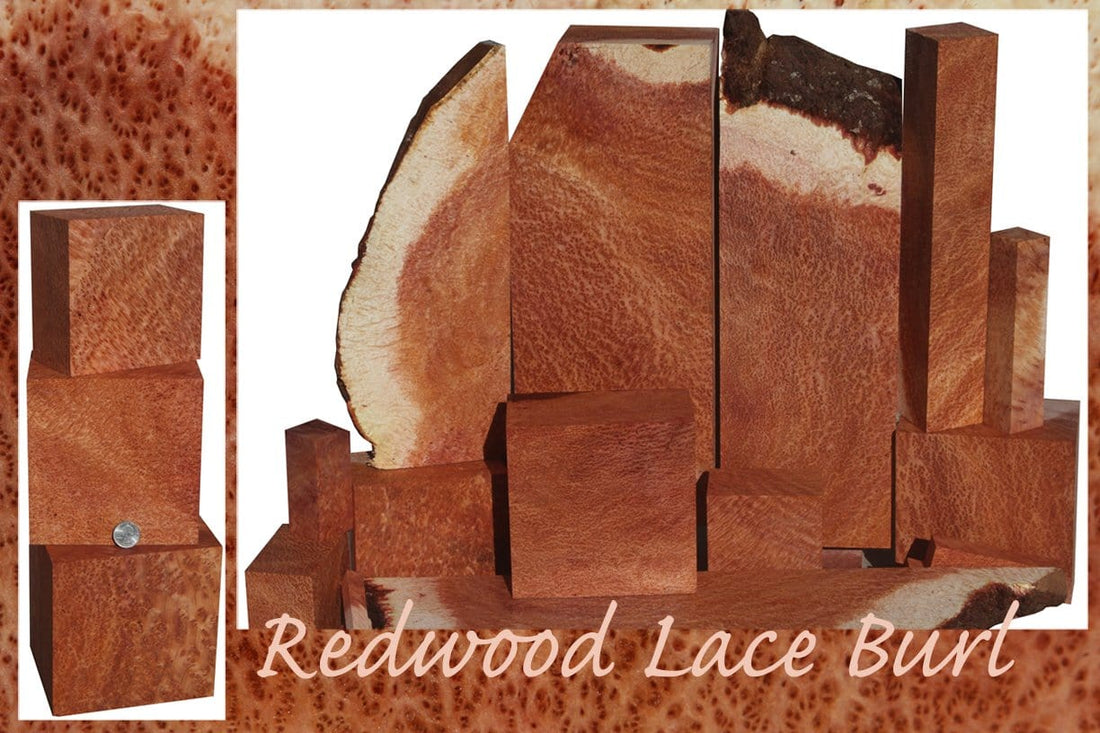 Museum Grade Redwood Lace Burl, Finest We’ve Ever Sold!