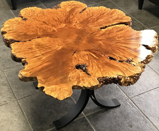 Maple Burl Coffee Table