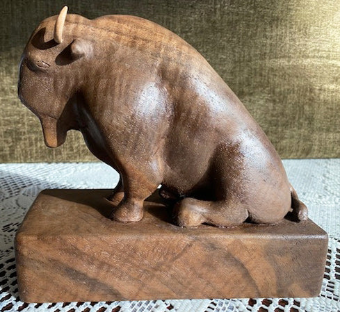 Sitting Bull in Claro Walnut