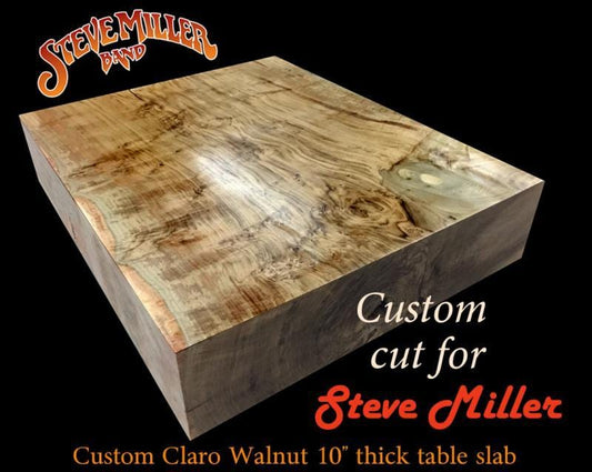 Claro Walnut Table Top Slab - CUT FOR STEVE MILLER