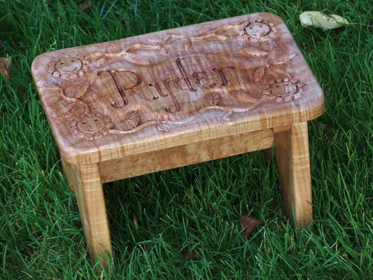 Figured Maple Stool