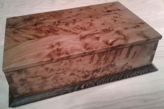Jewelry Box in Thuya Burl & Wenge