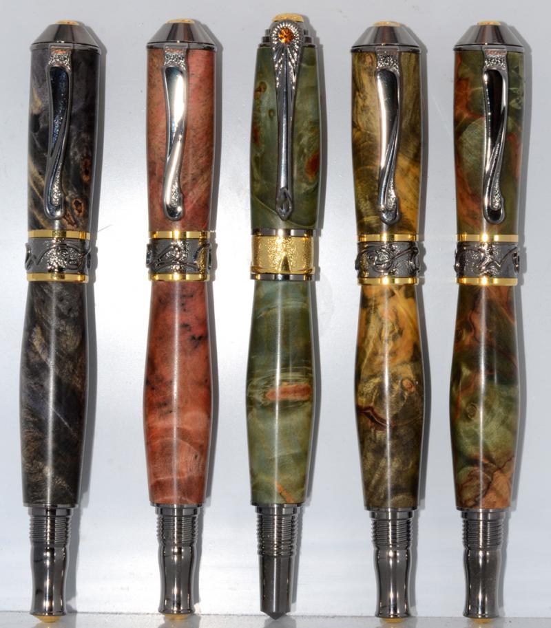 Buckeye Burl Acrylic Stabilized Pens