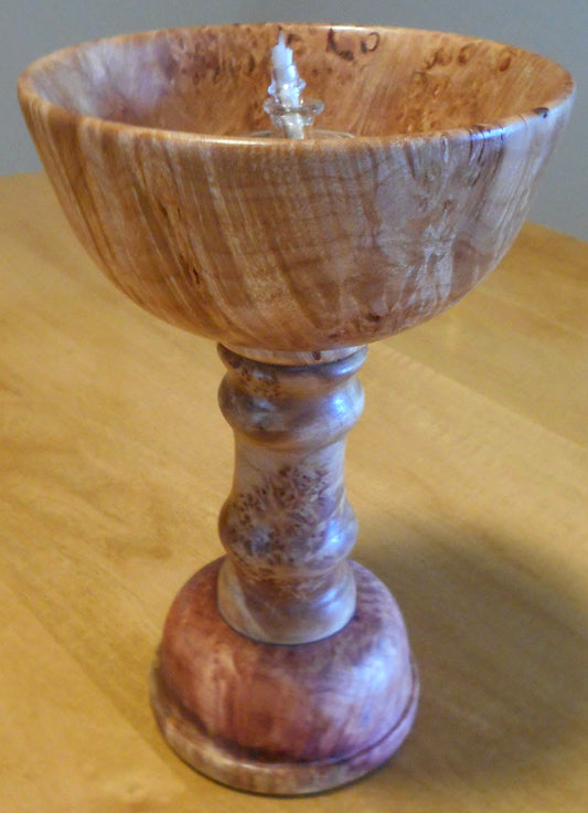 Chalice in Maple Burl