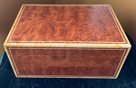 Waterfall Bubinga and Curly Maple Inlays