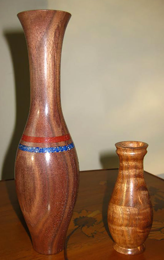 Weed Pots in Walnut & Maple