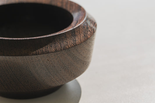 Wenge Sculptural Bowl