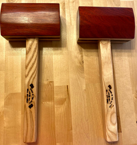 Woodworking Mallets from Bloodwood