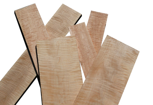 Curly Eastern Red Maple Lumber (24" x 3" x 7/8")