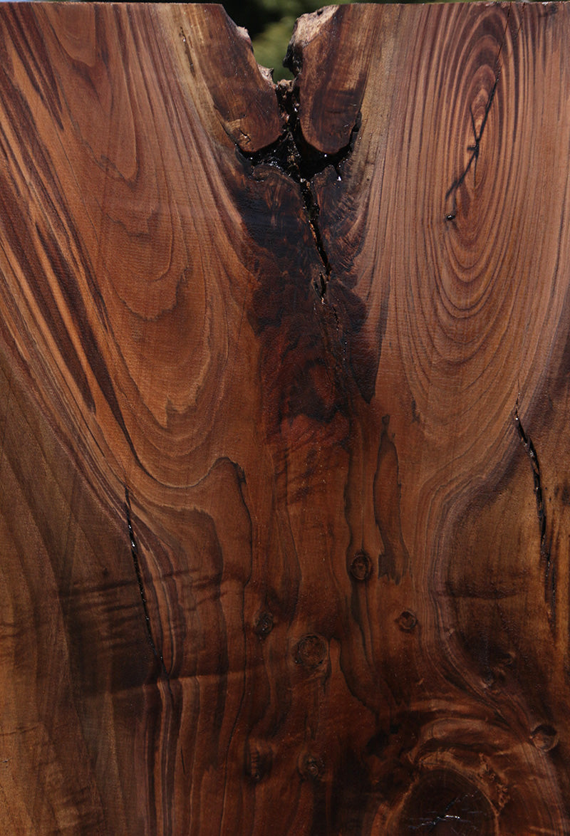 Extra Fancy Rustic Claro Walnut Live Edge Slab (Free Shipping Excluded)