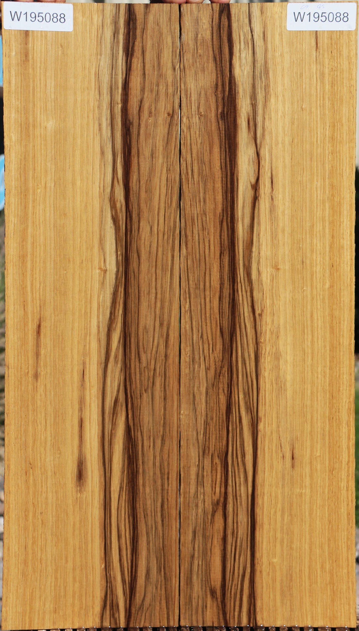 Quartersawn Black Limba Bookmatched Set Instrument Lumber