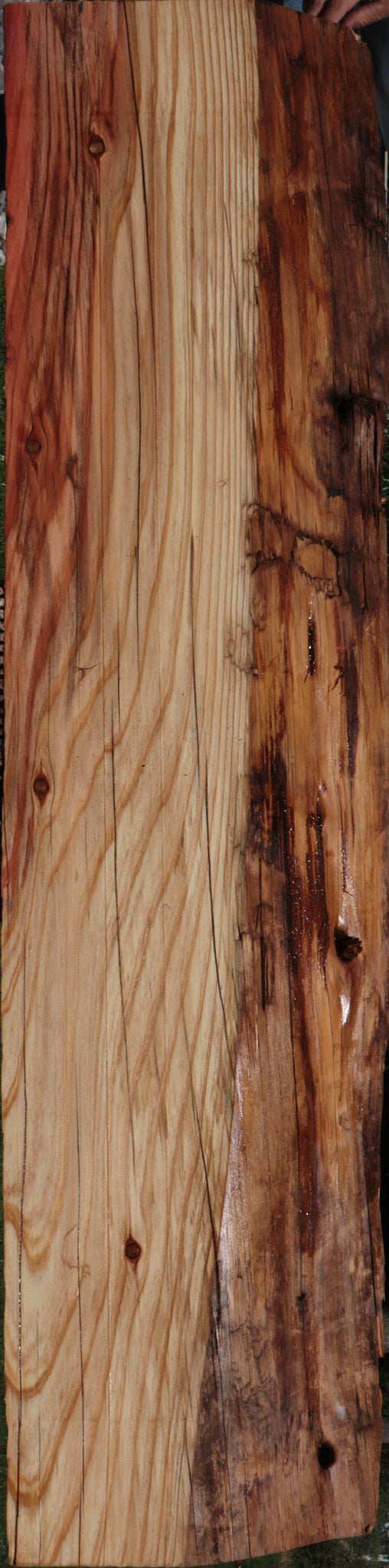 Rustic Redwood Live Edge Mantel