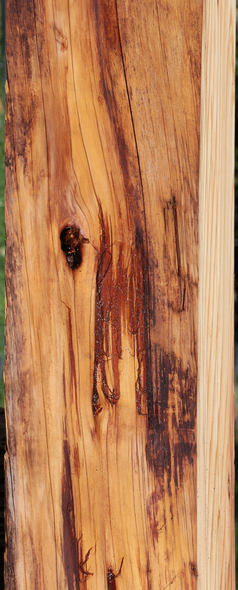 Rustic Redwood Live Edge Mantel