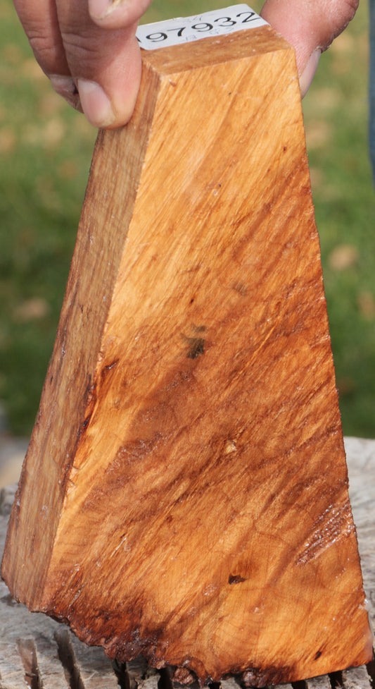 Quartersawn Maple Burl Live Edge Turning Blank