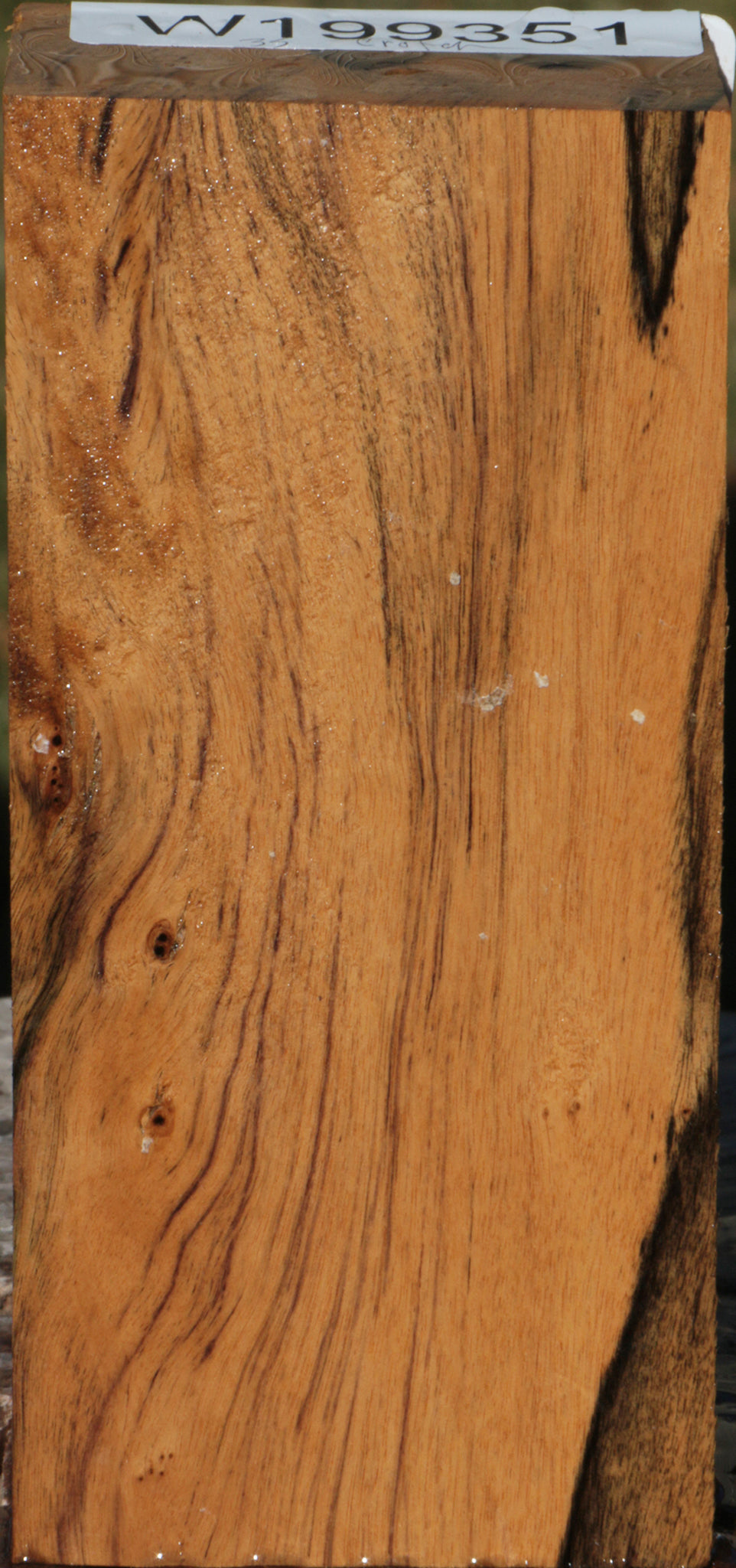 Crotchwood Black & White Ebony Lumber