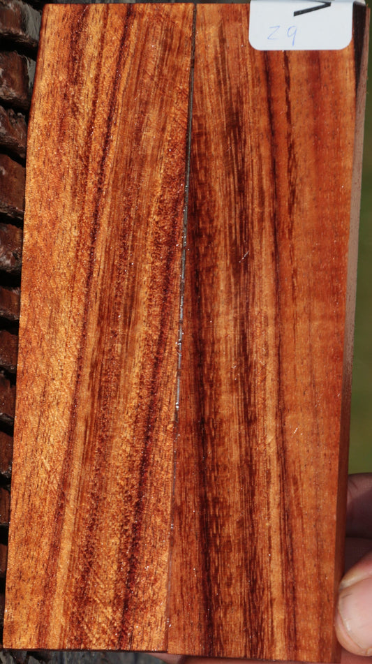 Hawaiian Koa Bookmatched Knife Scales
