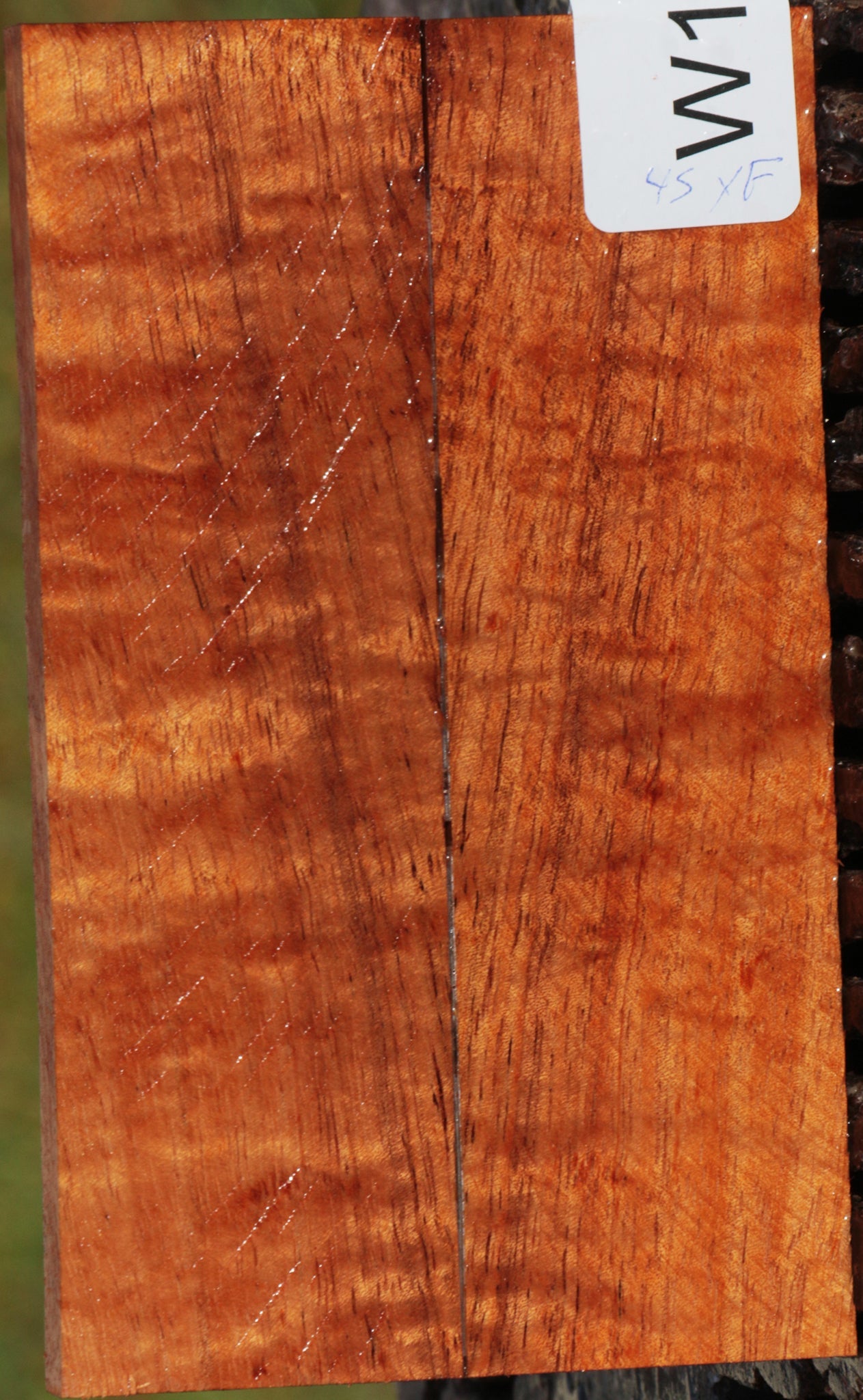 Hawaiian Koa Bookmatched Knife Scales