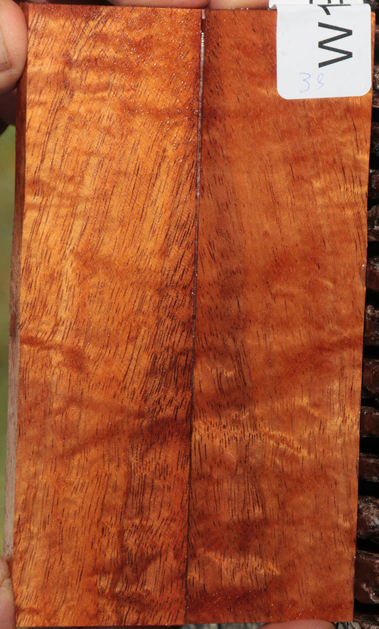 Hawaiian Koa Bookmatched Knife Scales