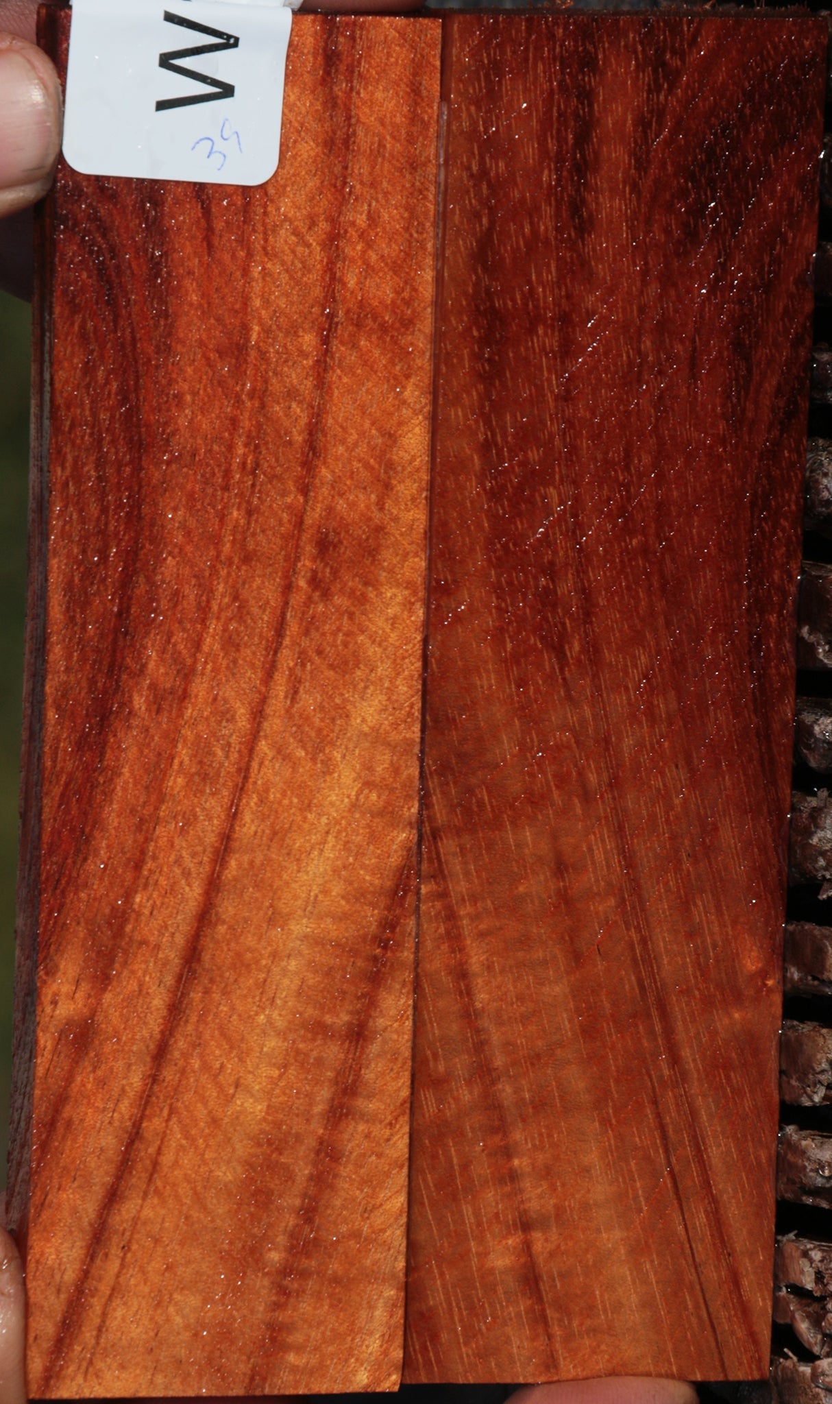 Hawaiian Koa Bookmatched Knife Scales