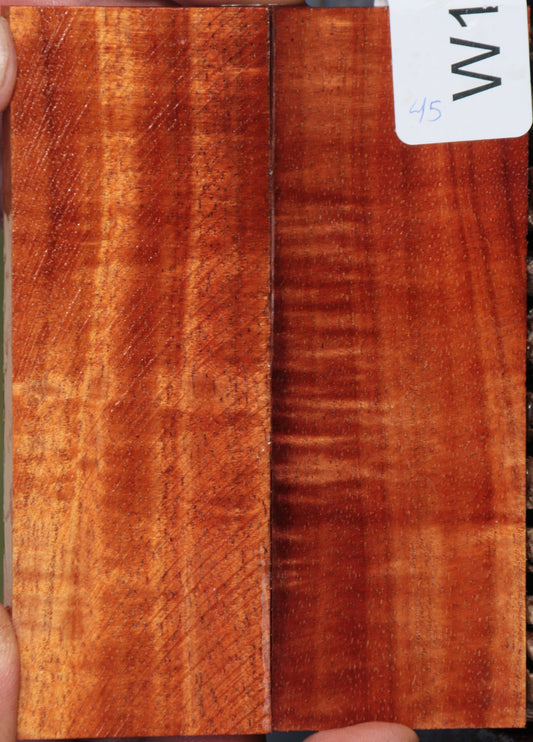 Hawaiian Koa Bookmatched Knife Scales