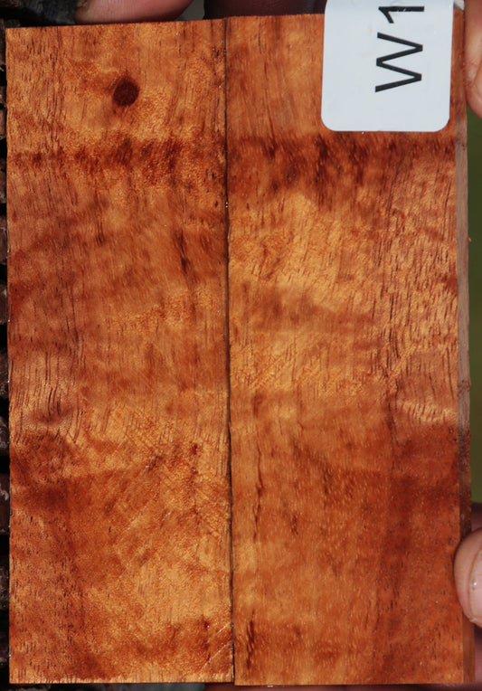 Hawaiian Koa Bookmatched Knife Scales