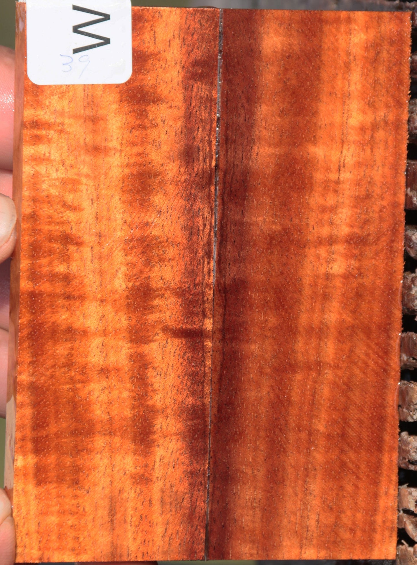 Hawaiian Koa Bookmatched Knife Scales