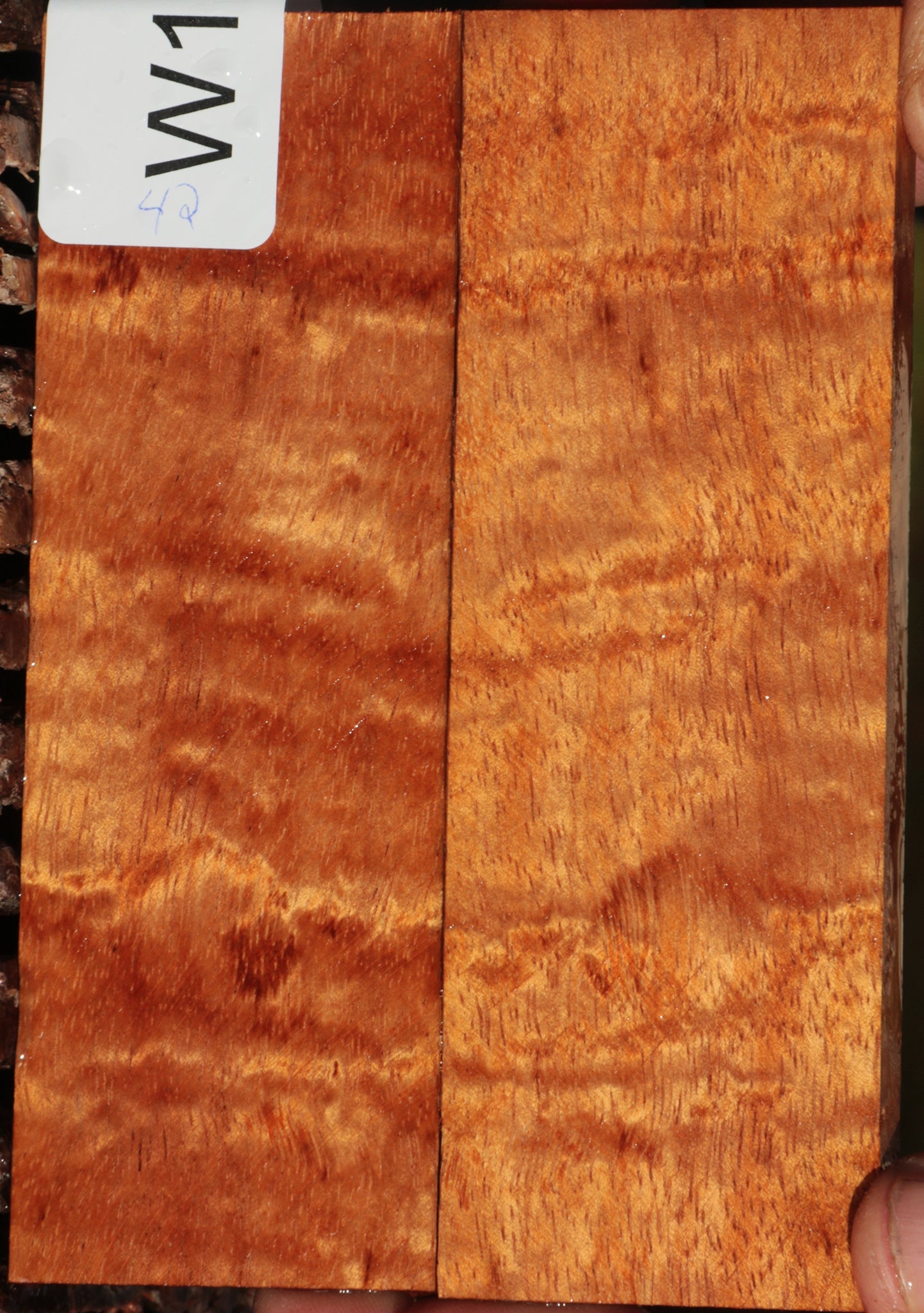 Hawaiian Koa Bookmatched Knife Scales