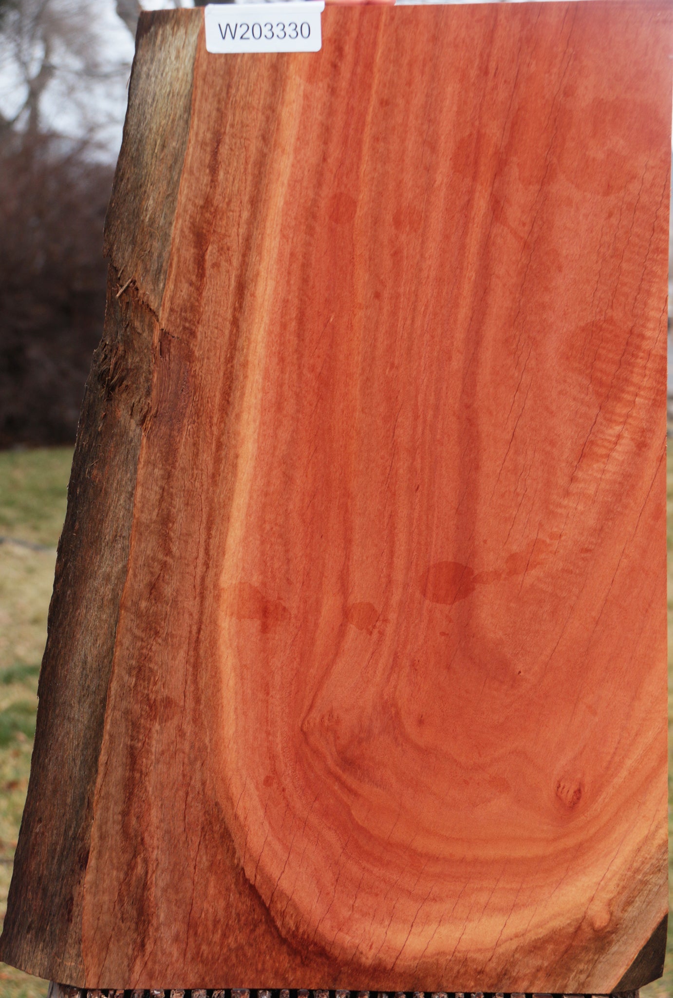 Rustic Red Ironbark Live Edge Lumber