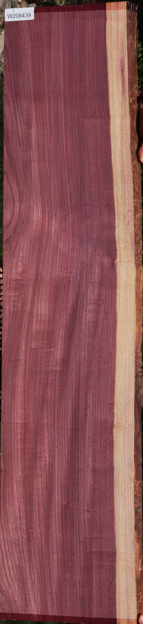 Figured Purpleheart Live Edge Lumber
